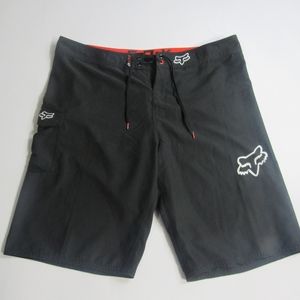 FOX Surf Swim Board Shorts Men's Size 38 Black Pocket